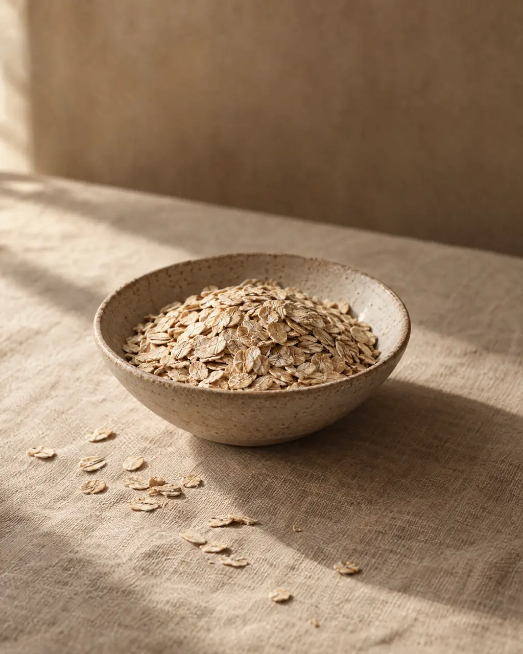 Oats, photographed on stone.